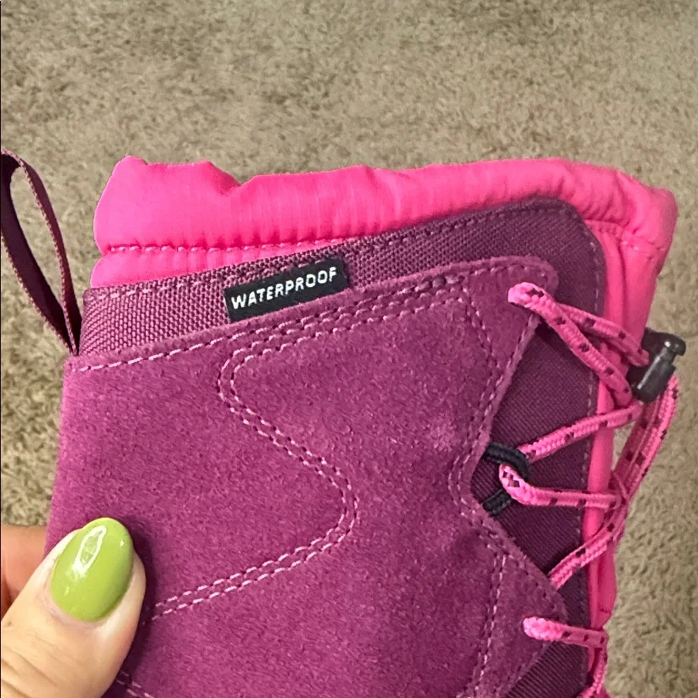 The North Face stylish pink